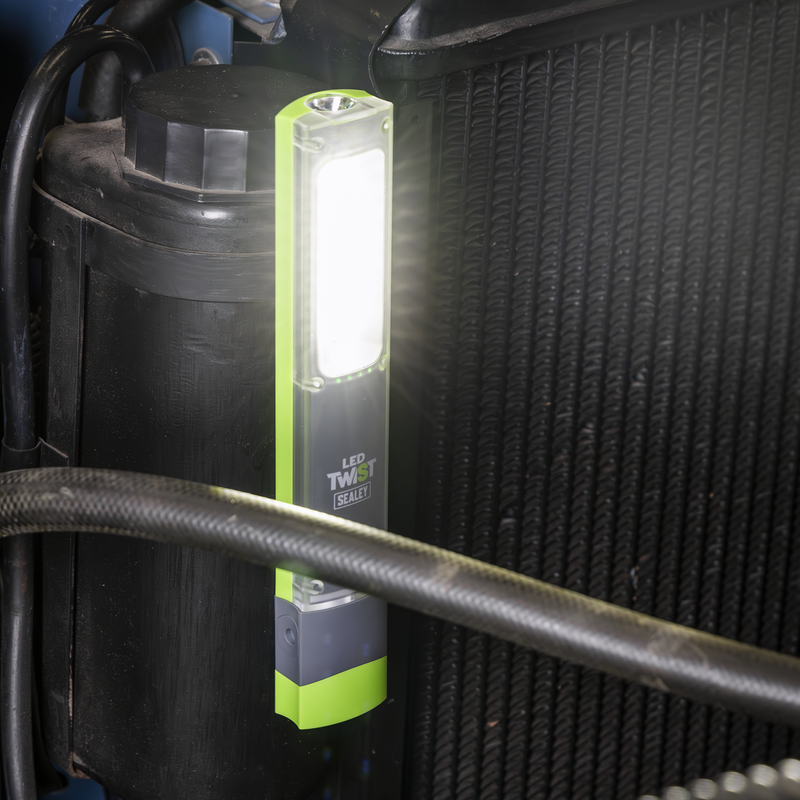 Sealey LED401G LED Twist® Rechargeable Inspection Light 2W & 1W SMD LED - additional view 6