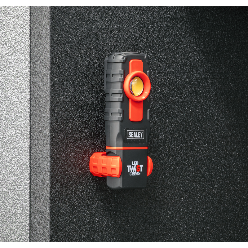 Sealey LED601CM LED Twist® Rechargeable Inspection Light 6W COB LED & 1W SMD LED Colour Match CRI 96+ - additional view 7