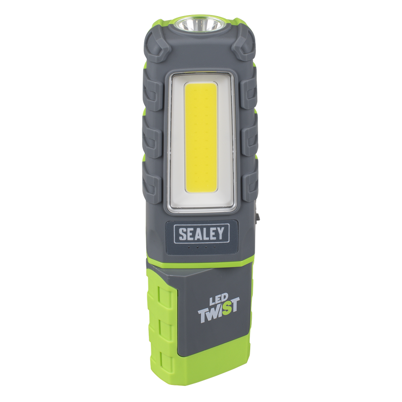Sealey LED601GDB LED Twist® Rechargeable Inspection Light, Green - Box of 12 - additional view 6