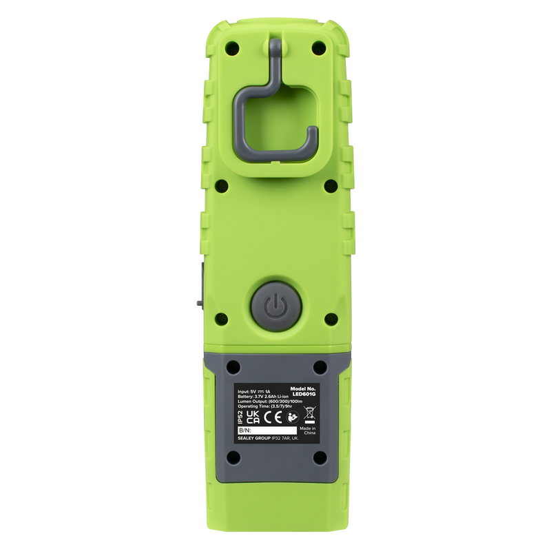 Sealey LED601G LED Twist® Rechargeable Inspection Light 5W COB & 1W SMD - additional view 10