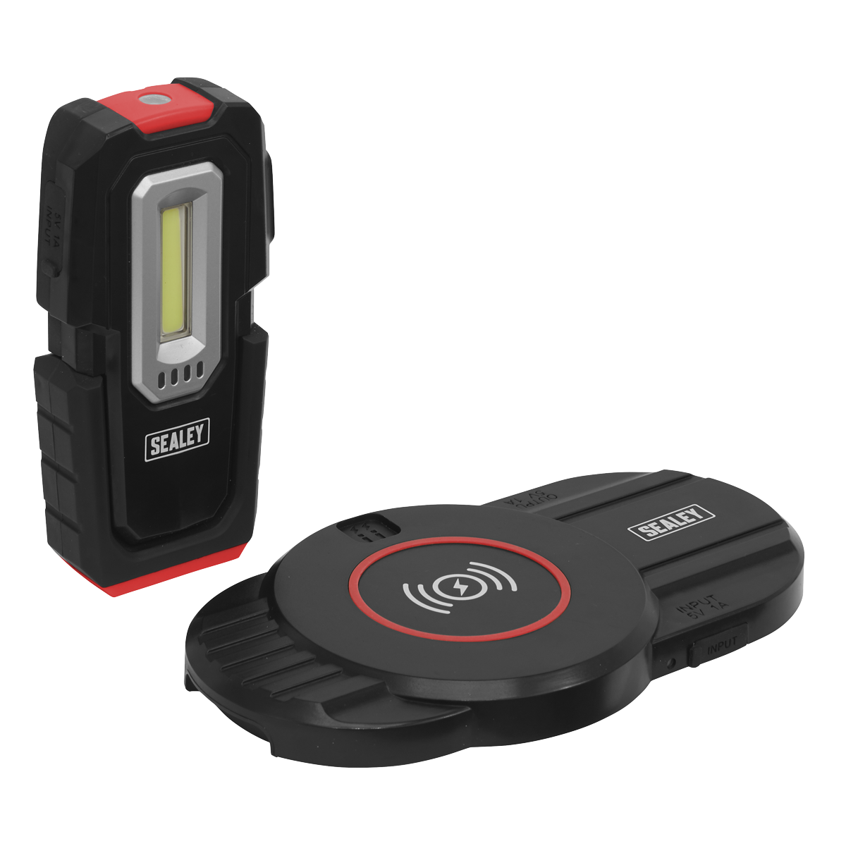 Sealey LEDWCBCOMBO1 Inspection Light with Single Wireless Charging Base 3W COB & 1W SMD LED