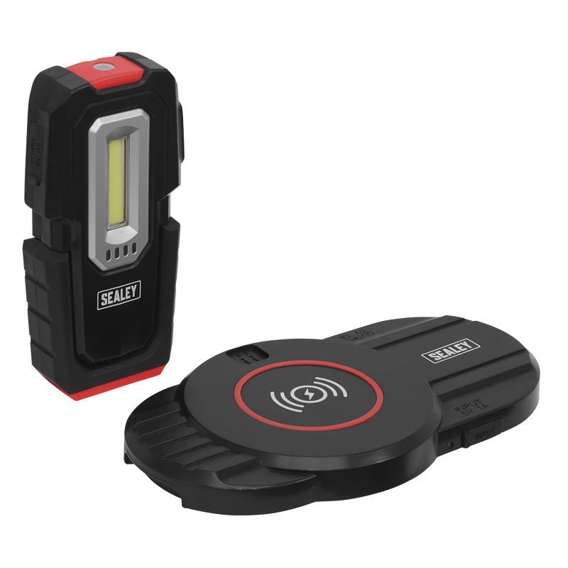 Sealey LEDWCBCOMBO1 Inspection Light with Single Wireless Charging Base 3W COB & 1W SMD LED