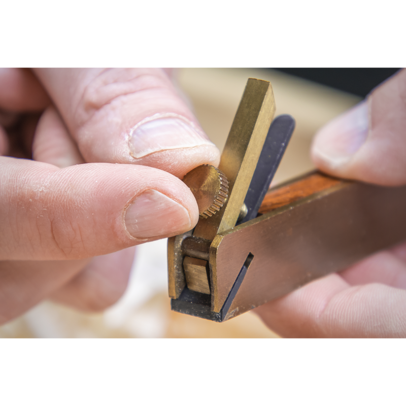 Sealey MBP03 Mini Brass Plane Set 3pc - additional view 7