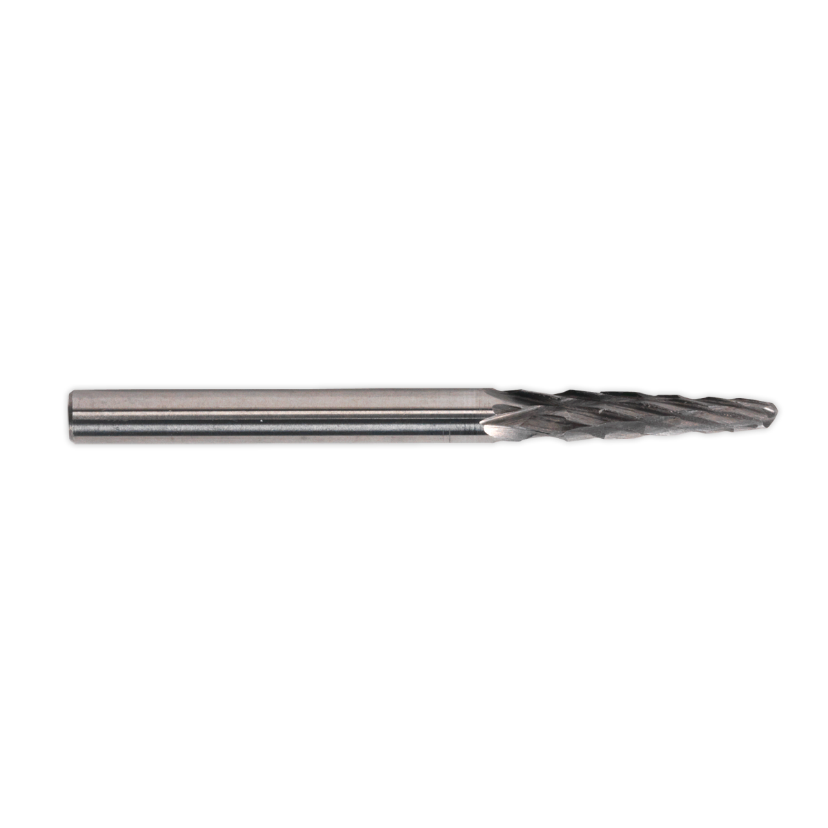 Sealey MCB004 Micro Carbide Burr Ball Nose Taper 3mm - Pack of 3