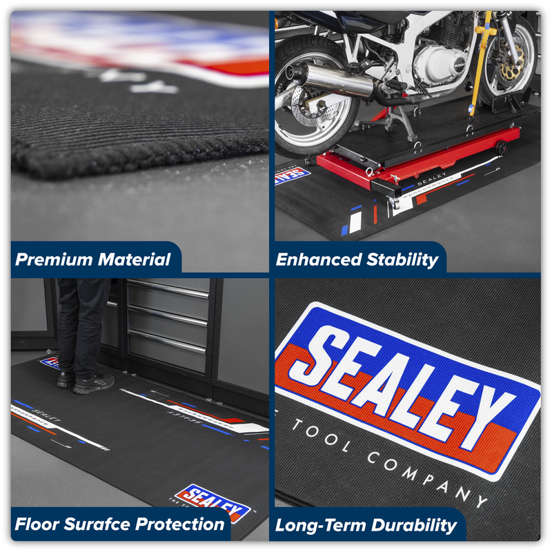 Sealey MCGM01 Motorcycle Garage Mat - additional view 2
