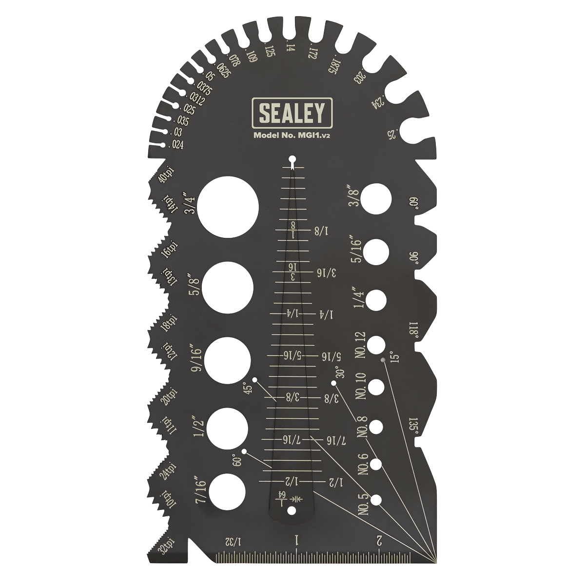 Sealey MGI1 Imperial Multifunction Gauge