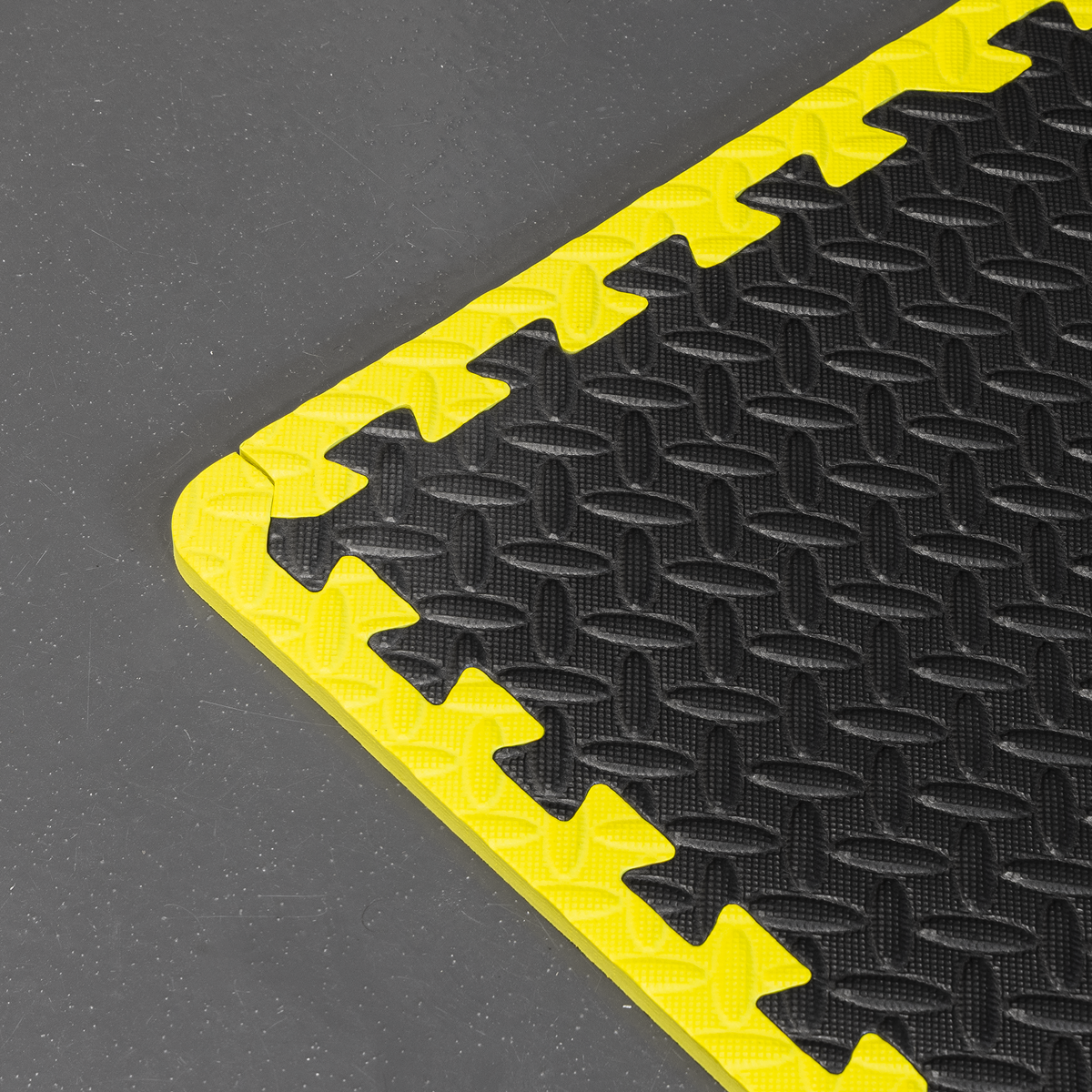 Sealey MIC1218Y3 Interlocking EVA Foam Workshop Mat Set with Hi-Vis Edges 1240 x 1825mm - additional view 2