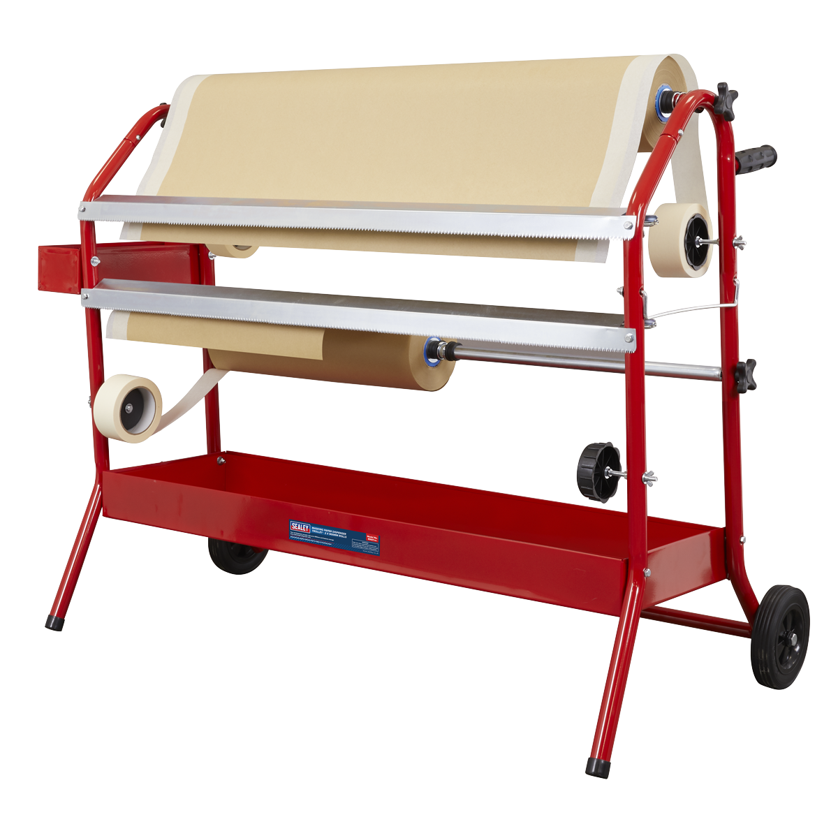 Sealey MK67 Masking Paper Dispenser Trolley 2 x 900mm Rolls - additional view 2