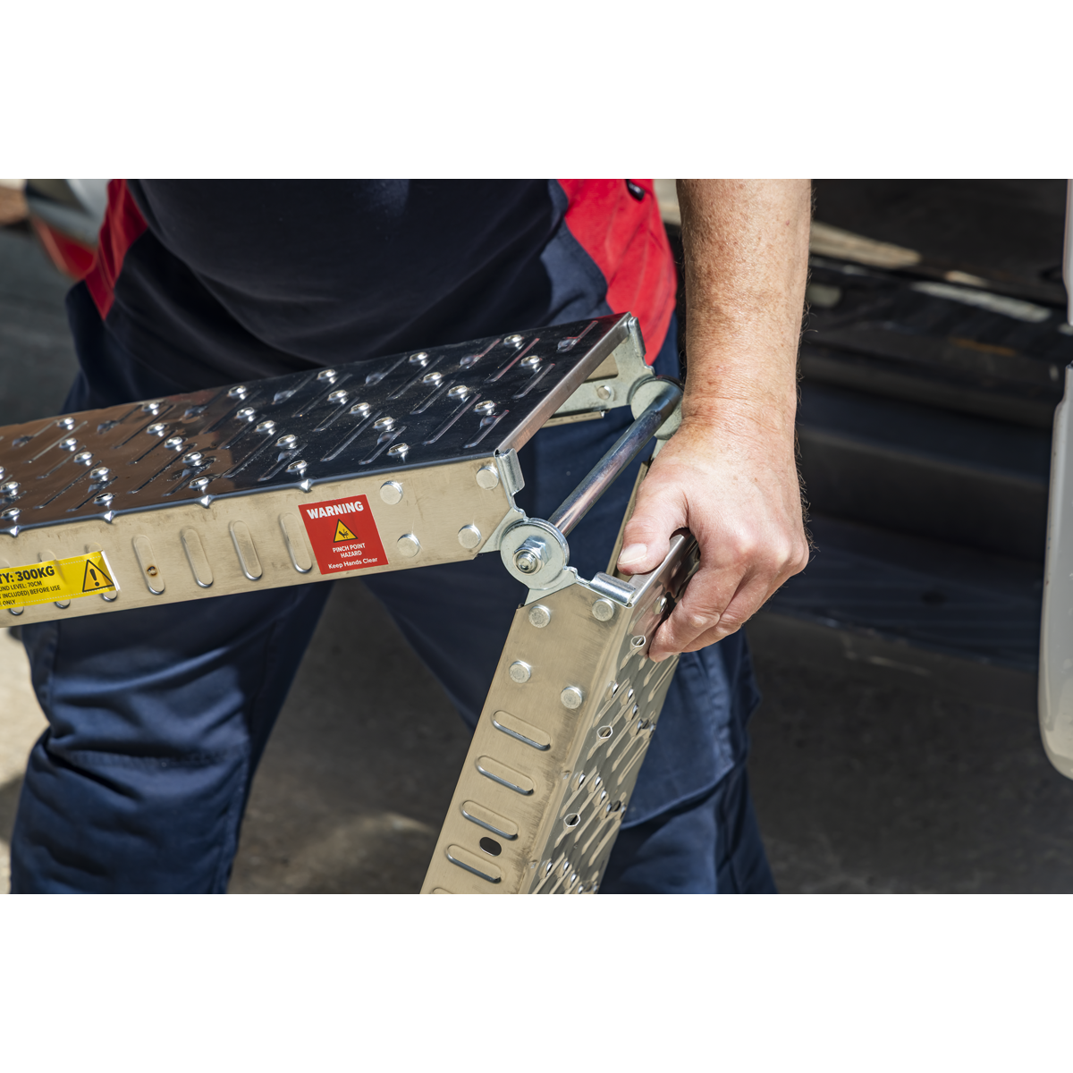 Sealey MR270 Stainless Steel Loading Ramp 270kg Capacity - additional view 6