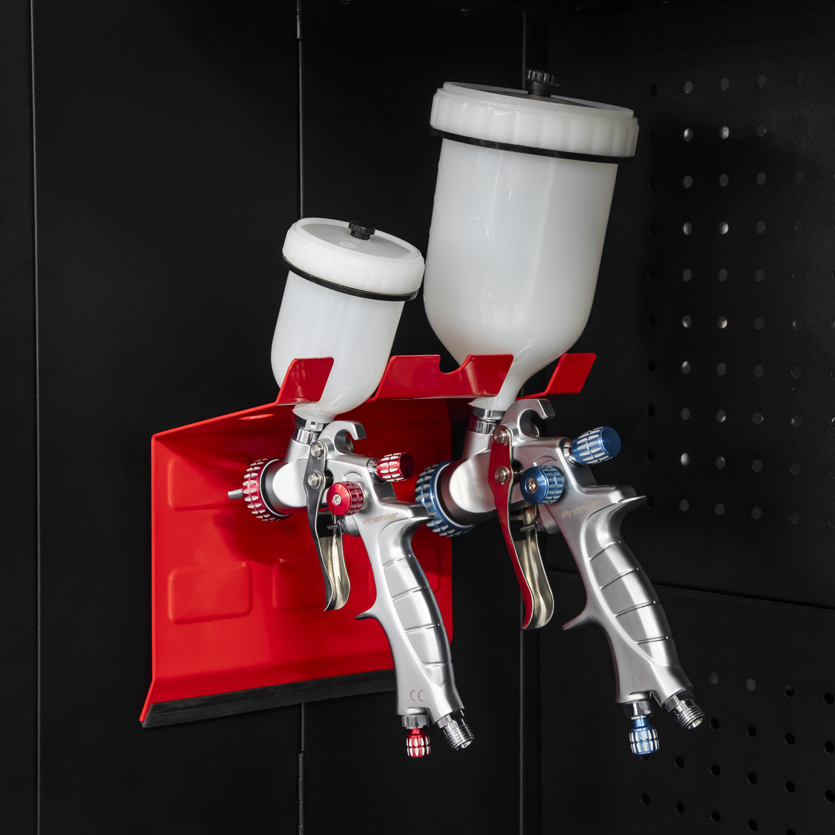 Sealey MSH03 Magnetic Spray Gun Holder 2 Gun Capacity - additional view 8