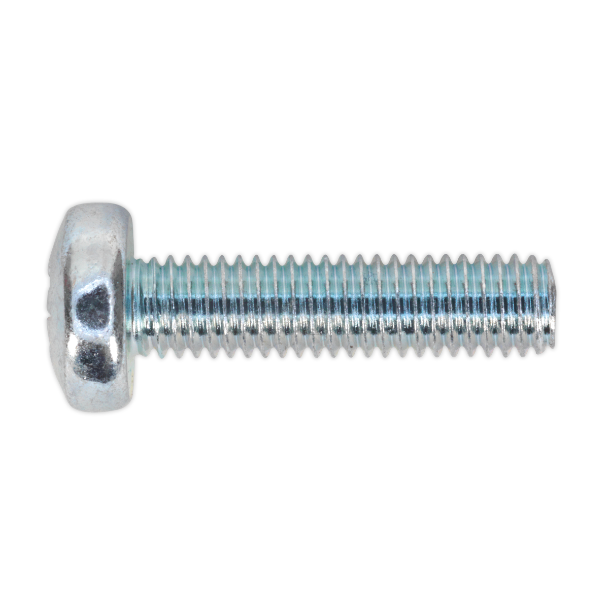 Sealey MSP520 Zinc Plated Pan Head Pozi Machine Screw M5 x 20mm, DIN 7985Z - Pack of 100