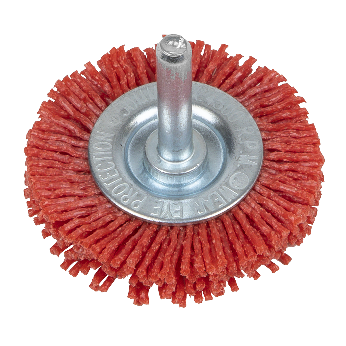 Sealey NFBC50 50mm Nylon Filament Circular Brush with 6mm Shaft