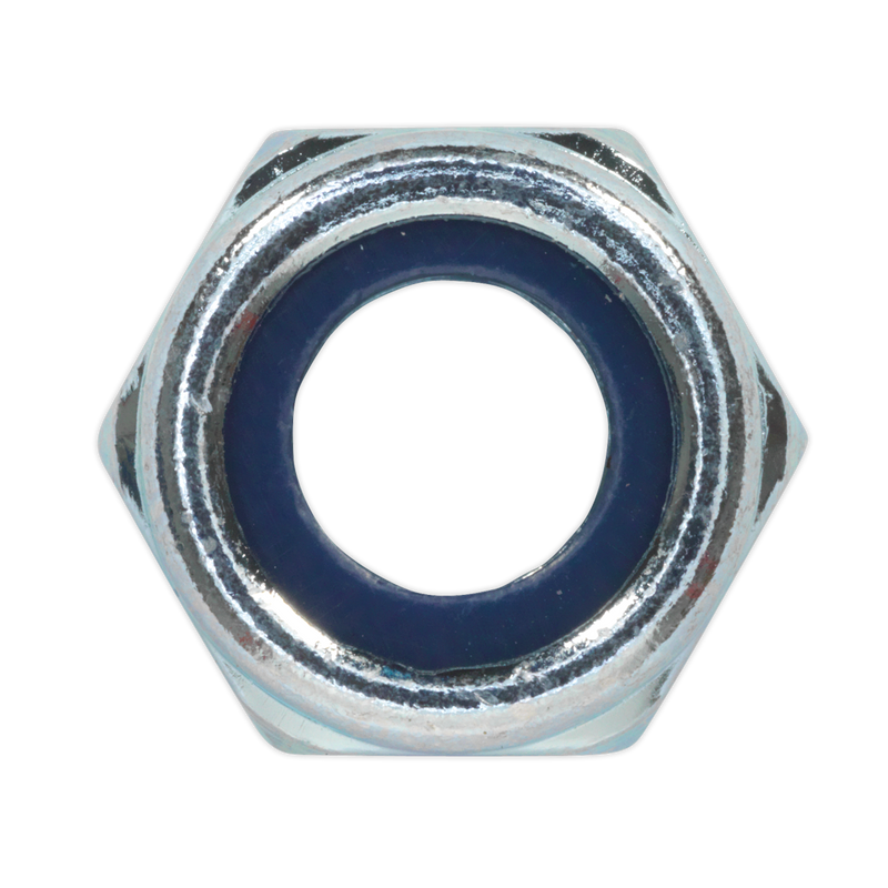Sealey NLN10 Zinc Plated Nylon Locknut M10, DIN 982 - Pack of 100 - additional view 2