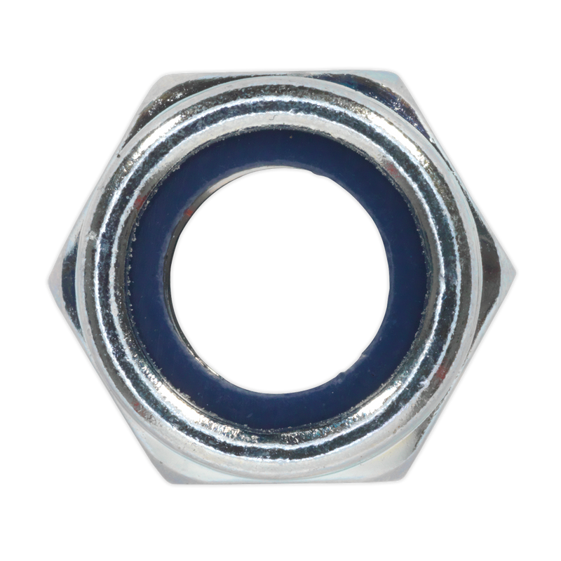 Sealey NLN12 Zinc Plated Nylon Locknut M12, DIN 982 - Pack of 25 - additional view 3