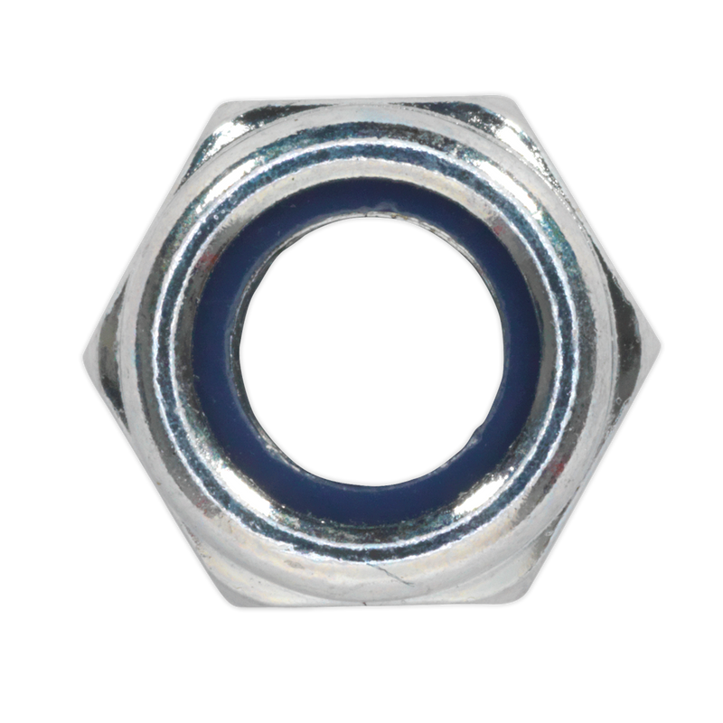 Sealey NLN8 Zinc Plated Nylon Locknut M8, DIN 982 - Pack of 100 - additional view 3