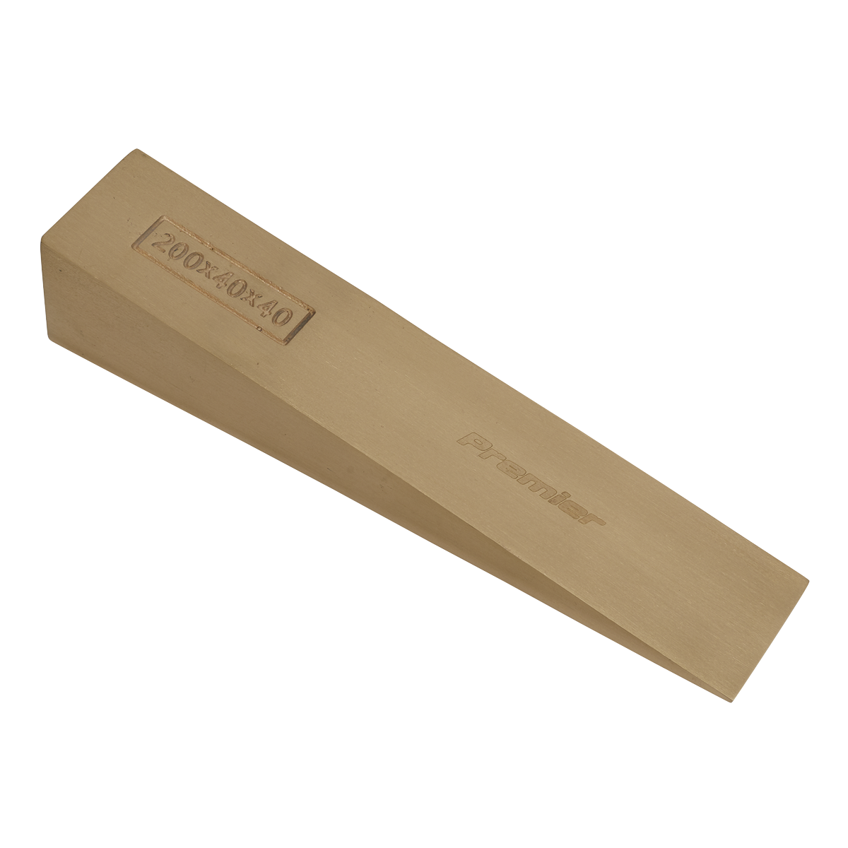 Sealey NS122 Premier Non-Sparking Wedge 200 x 40 x 40mm