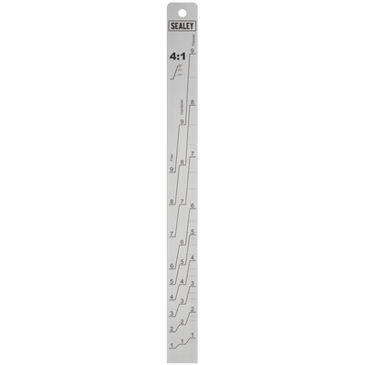 Sealey PA04 Aluminium Paint Measuring Stick 2:1/4:1