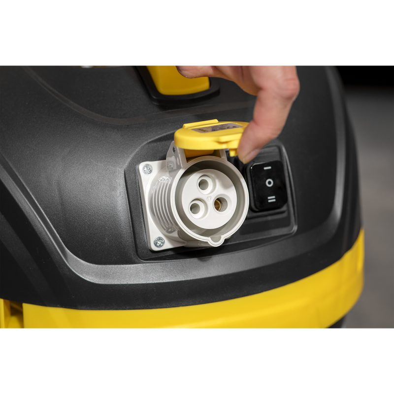 Sealey PC150BV110V BuilderVac® Wet & Dry Vacuum Cleaner 15L Stainless Steel Drum M Class Filtration 110V - additional view 7
