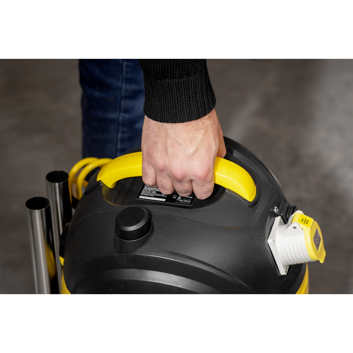 Sealey PC150BV110V BuilderVac® Wet & Dry Vacuum Cleaner 15L Stainless Steel Drum M Class Filtration 110V - additional view 10
