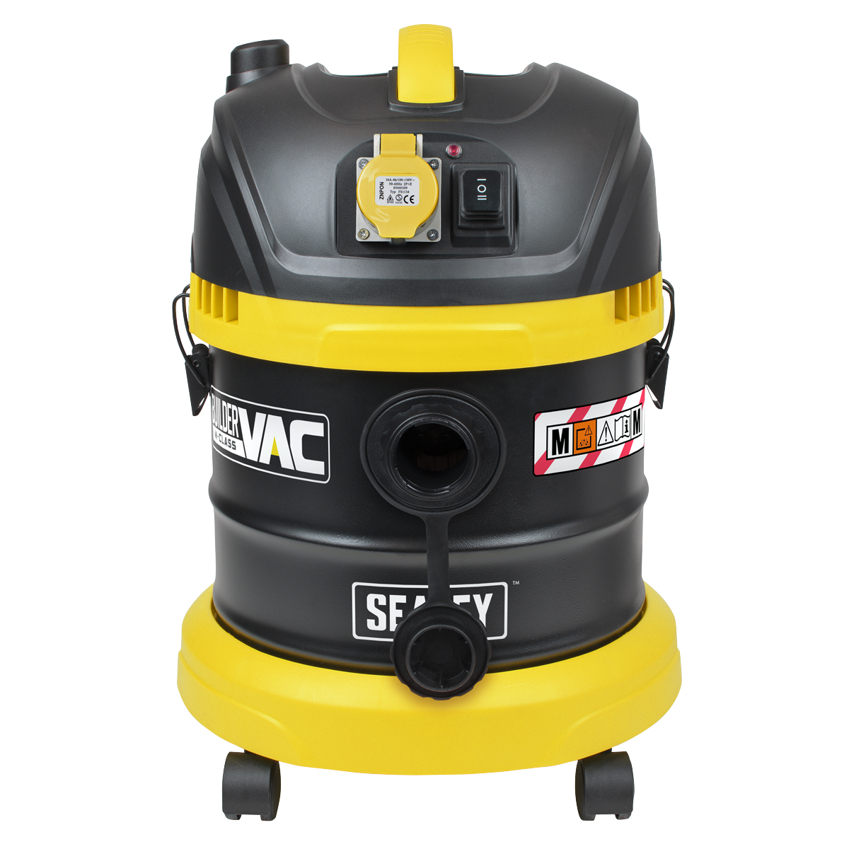 Sealey PC150BV110V BuilderVac® Wet & Dry Vacuum Cleaner 15L Stainless Steel Drum M Class Filtration 110V - additional view 8