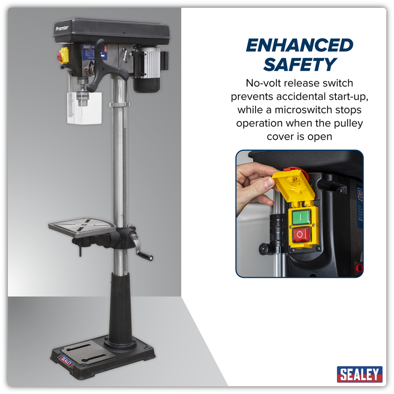 Sealey PDM170F Premier Floor Pillar Drill 16-Speed 370W 230V - additional view 5