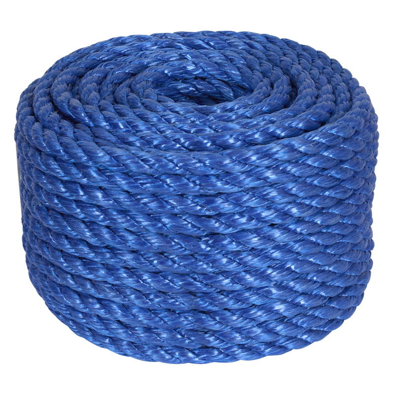 Sealey PR1030 10mm x 30m Polypropylene Split Film Twisted Rope, Blue - additional view 3