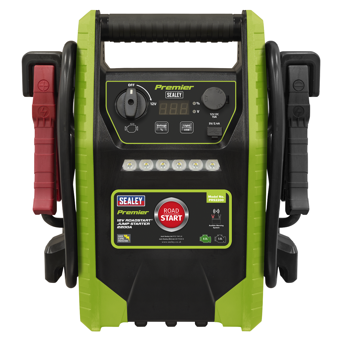 Sealey PRS2200 Premier 12V RoadStart® Jump Starter 2200 Peak Amps - additional view 2