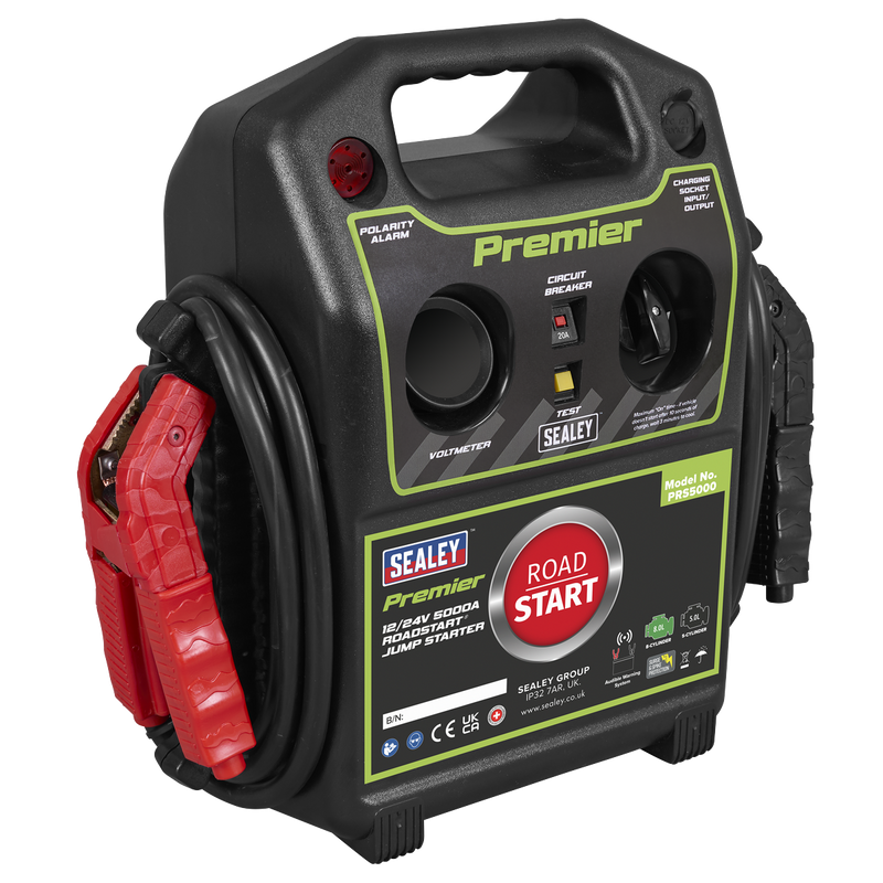 Sealey PRS5000 12/24V Premier RoadStart® Jump Starter 5000A
