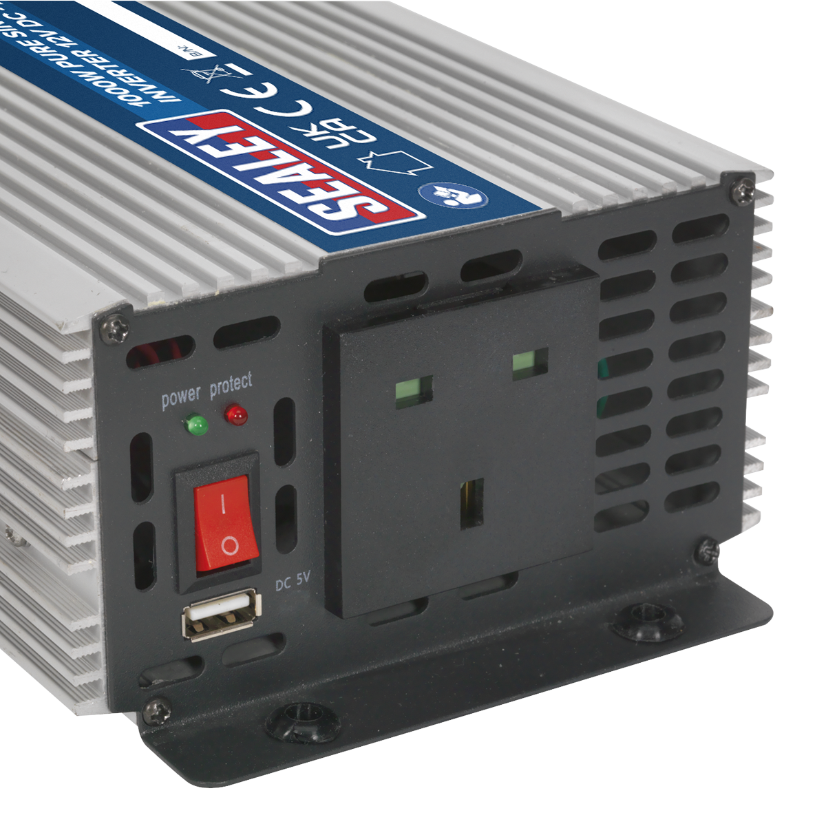 Sealey PSI1000 Pure Sine Wave Power Inverter 1000W 12V - additional view 2
