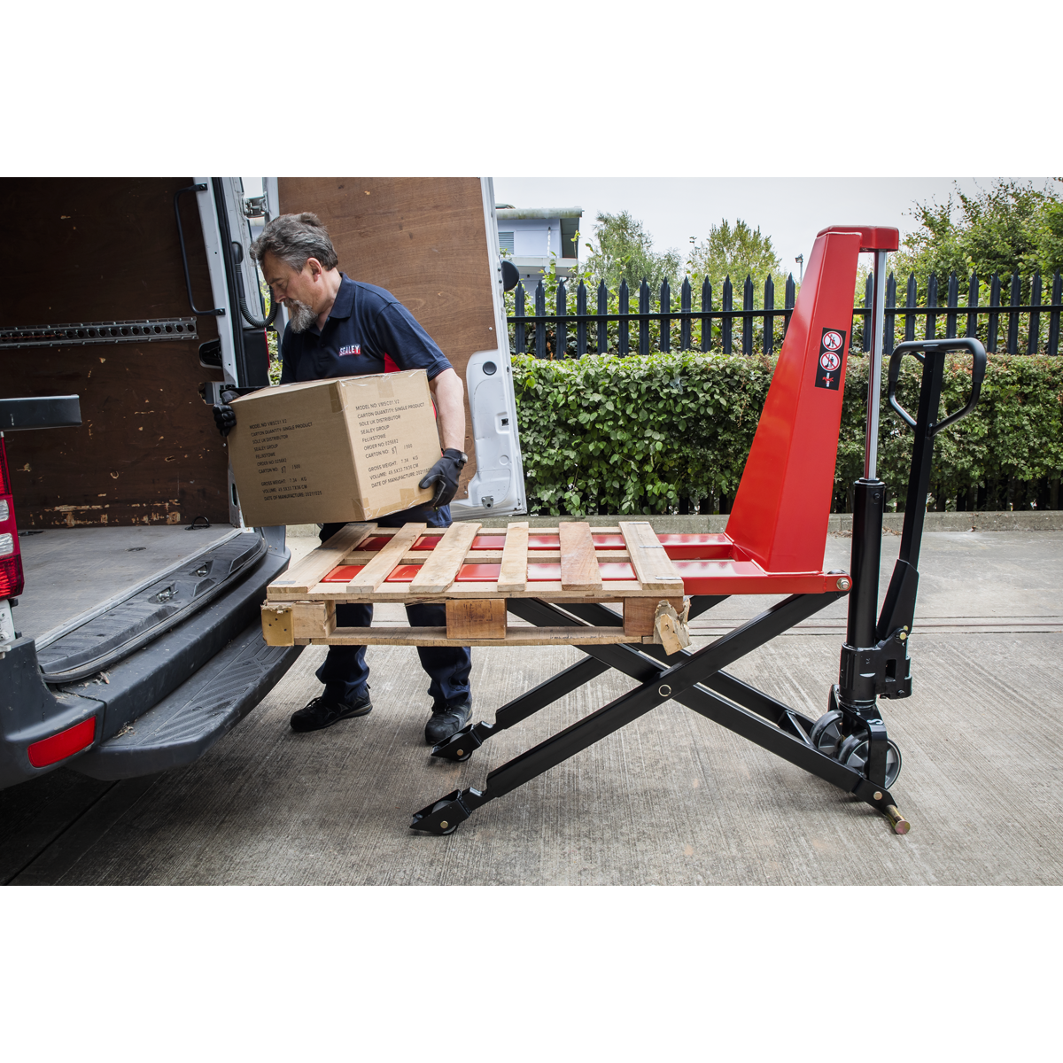 Sealey PT1170H High Lift Pallet Truck 1170 x 540mm 1000kg Capacity - additional view 2