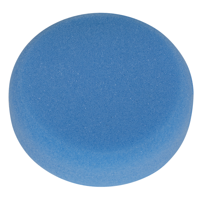 Sealey PTCCHV79B Hook-and-Loop Buffing & Polishing Foam Head 80 x 25mm - Blue/Medium