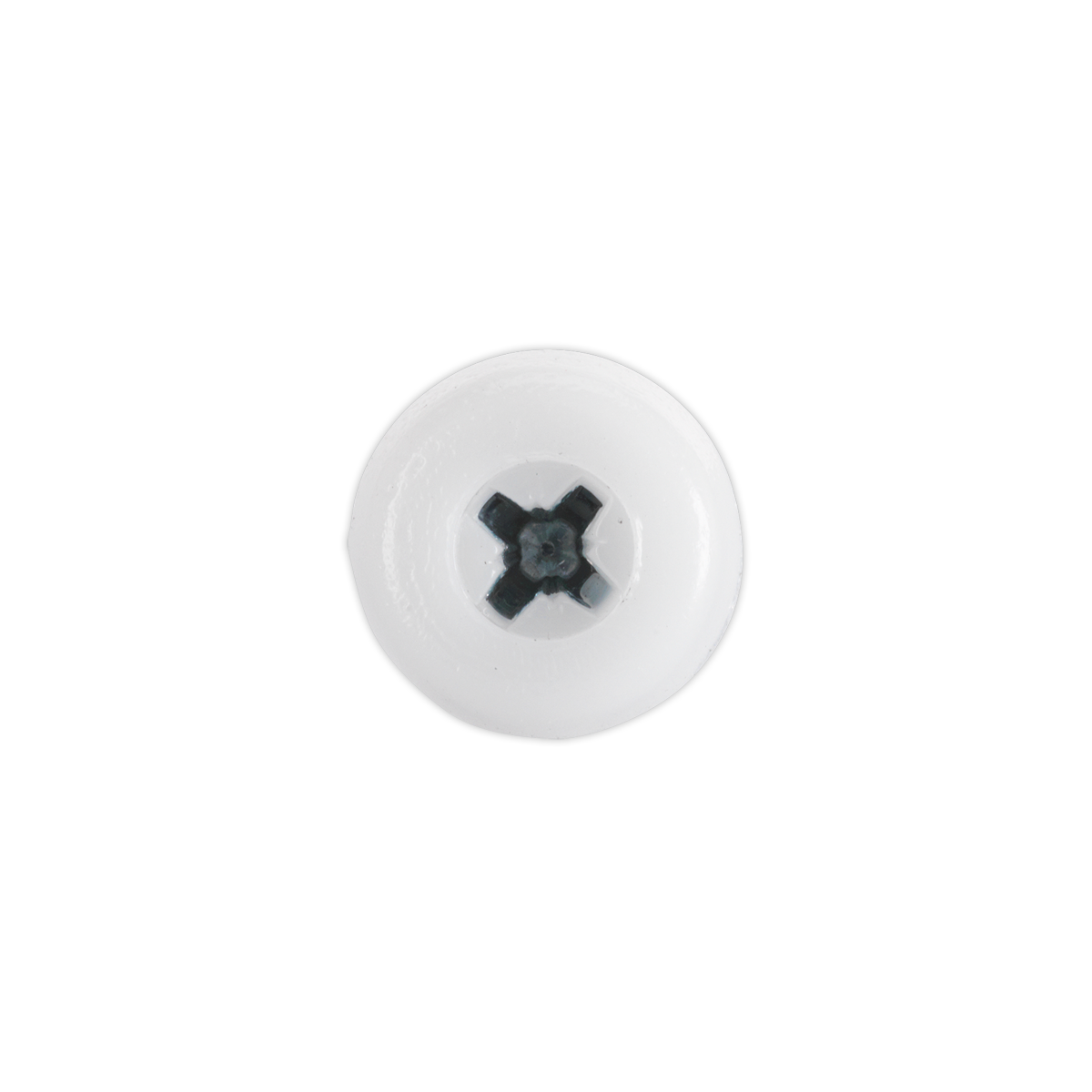 Sealey PTNP5 Numberplate Screw with Plastic Enclosed Head 4.8 x 24mm, White - Pack of 50 - additional view 2