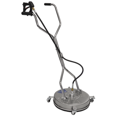 Sealey PWAK18 18" Surface Cleaner with Dual Handle & Rotating Spray Bar - Stainless Steel