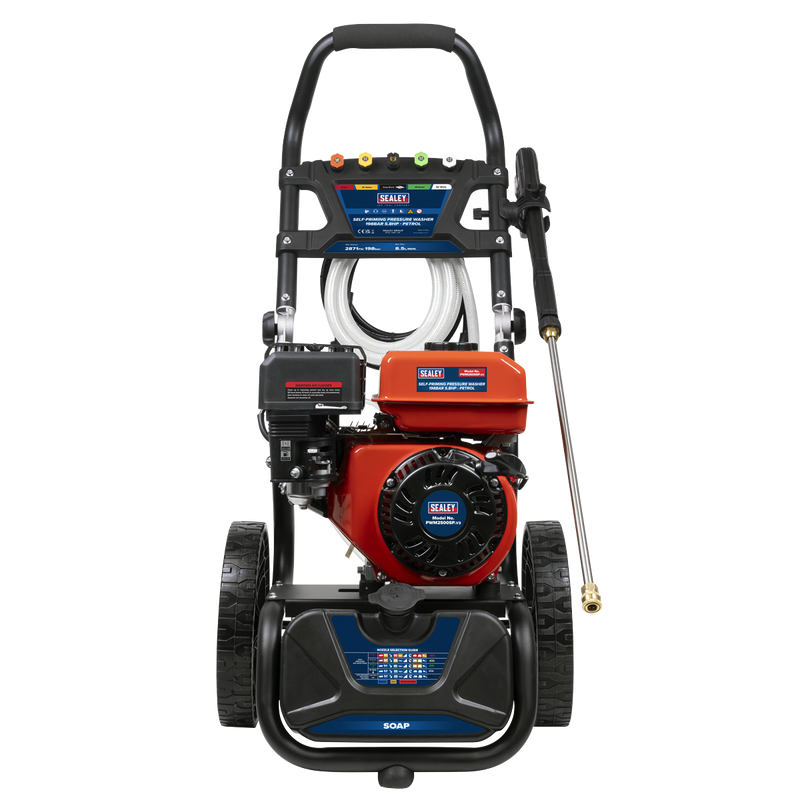 Sealey PWM2500SP Pressure Washer 198bar 513L/hr Self-Priming 5.8hp Petrol - additional view 4