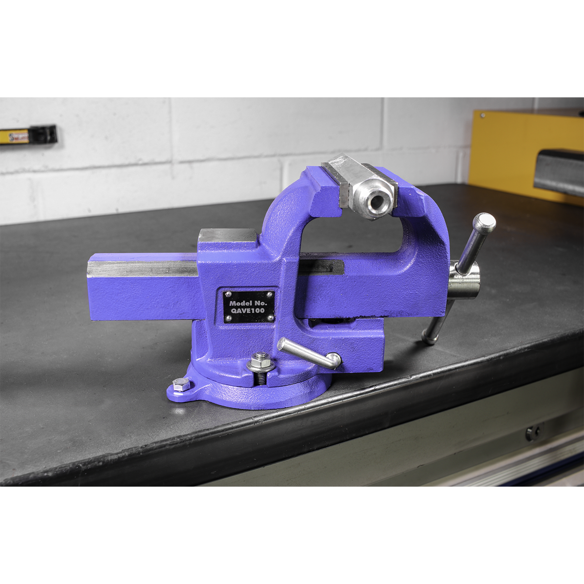 Sealey QAVE100 Quick Action SG Iron Vice with Swivel Base 100mm - additional view 8