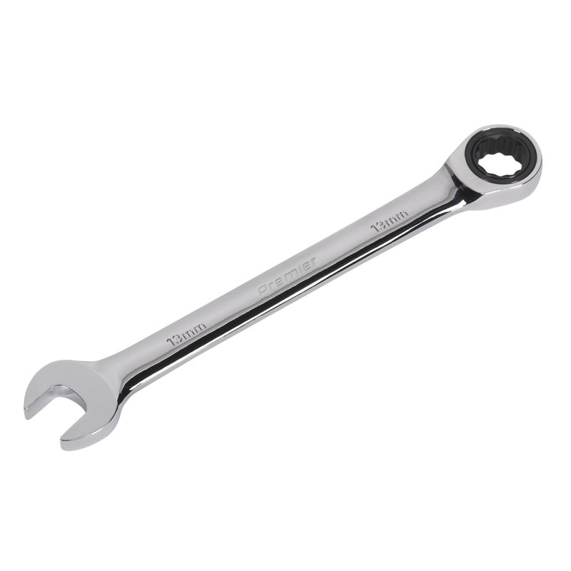 Sealey RCW13 Premier Combination Ratchet Spanner 13mm - additional view 2