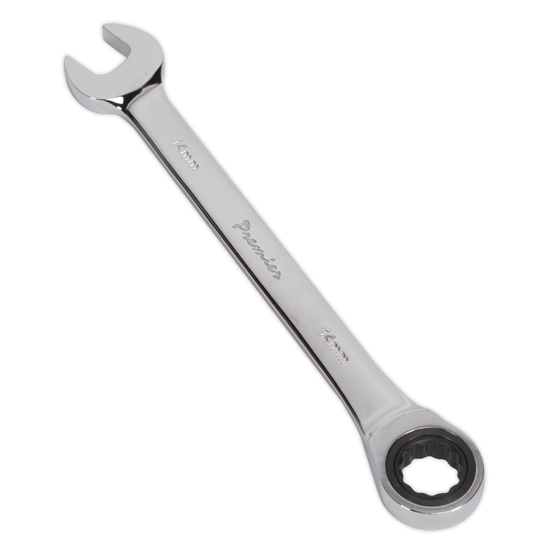 Sealey RCW14 Premier Combination Ratchet Spanner 14mm