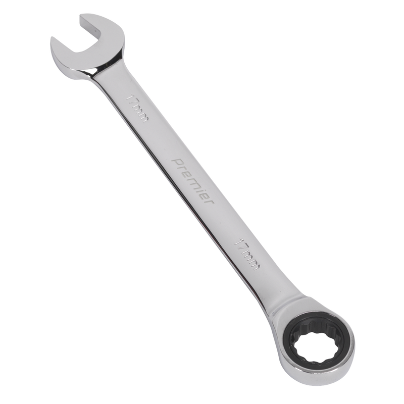 Sealey RCW17 Premier Combination Ratchet Spanner 17mm