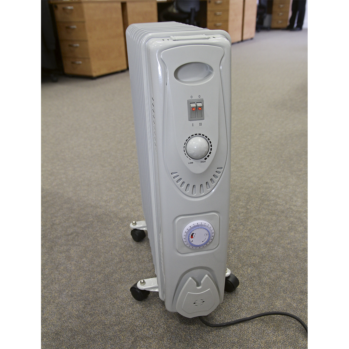 Sealey RD2500T 11-Element Oil Filled Radiator with Timer 2500W/230V - additional view 5