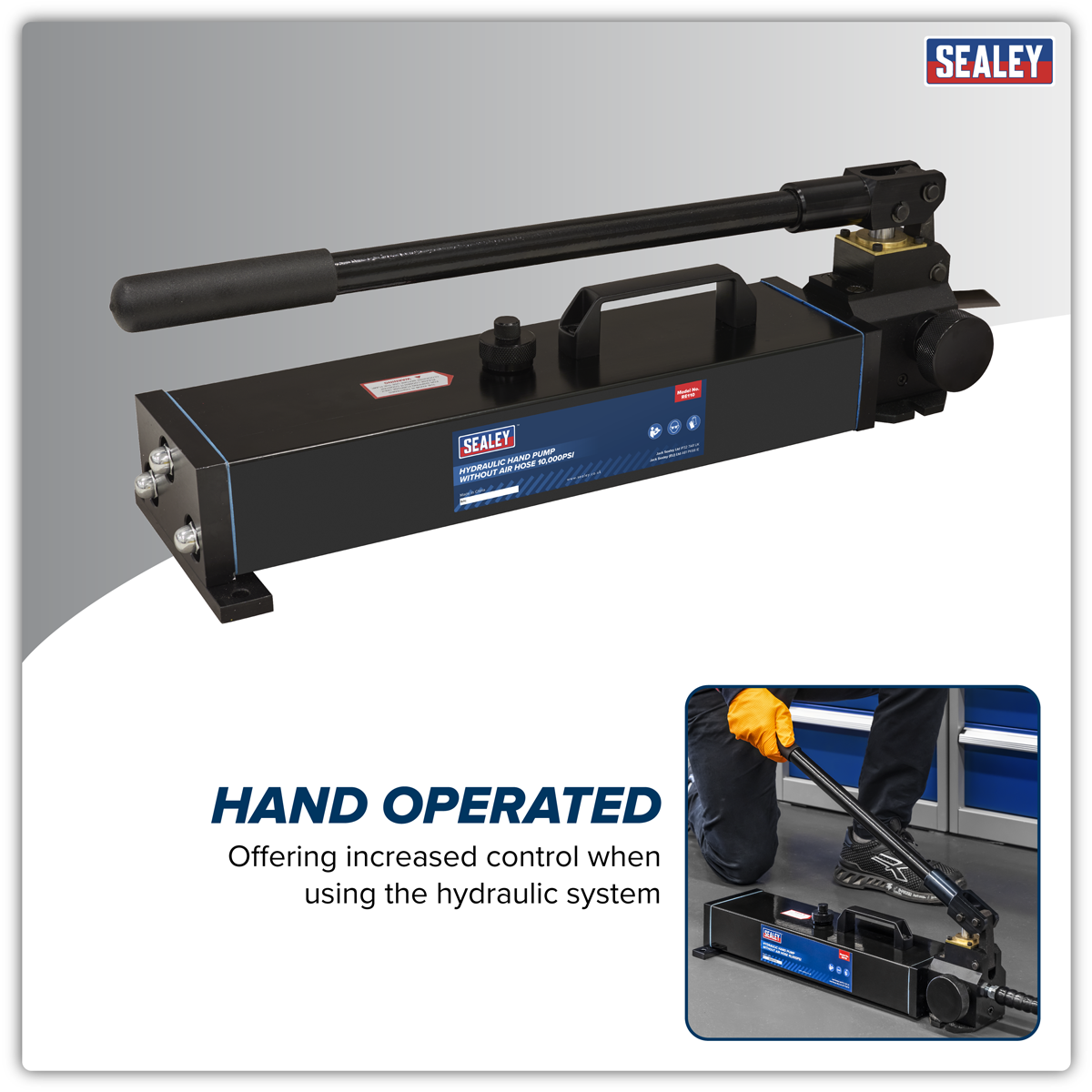 Sealey RE110 Hydraulic Hand Pump 10,000psi - additional view 9