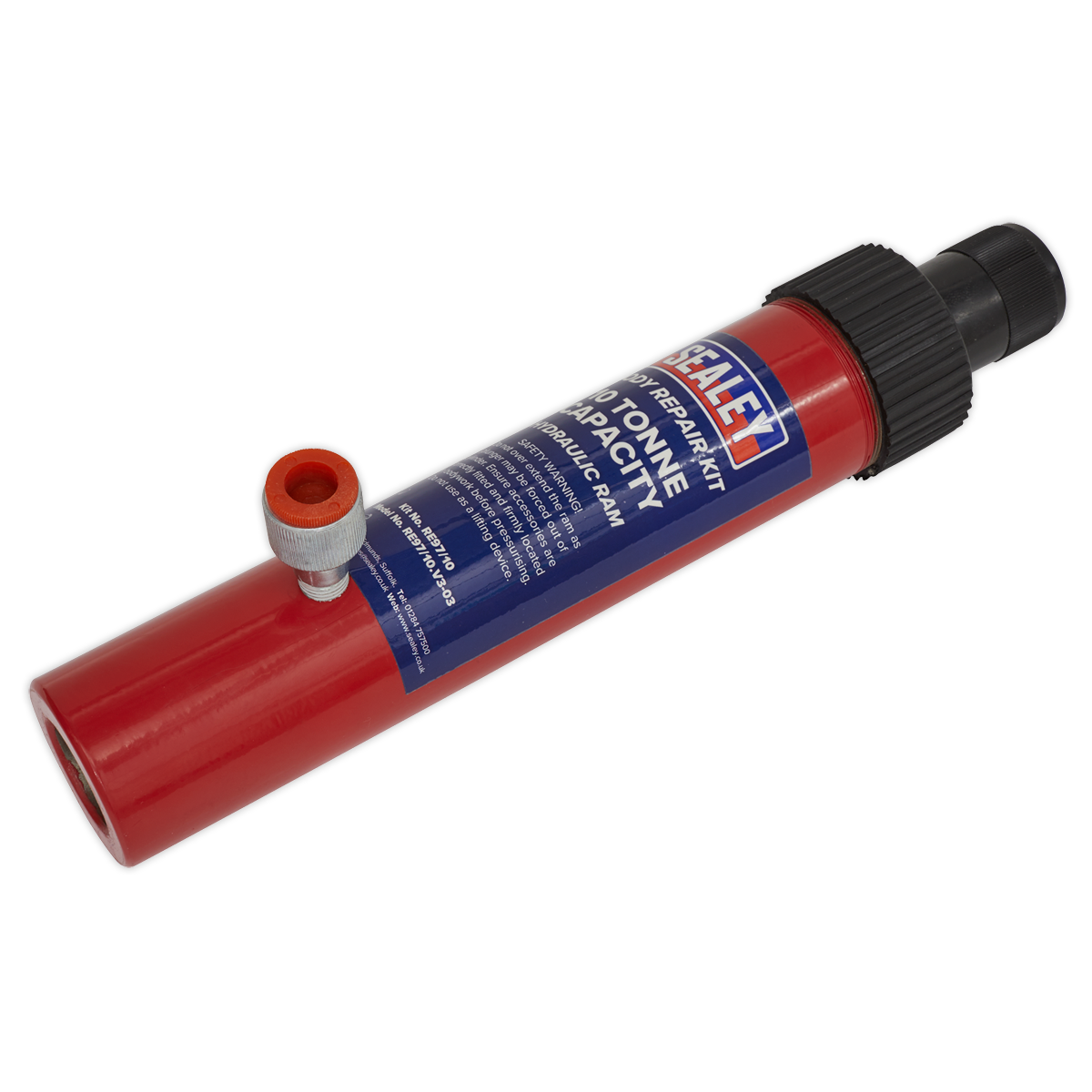 Sealey RE97.10-COMBO Snap Push Ram with Pump & Hose Assembly 10 Tonne - additional view 6
