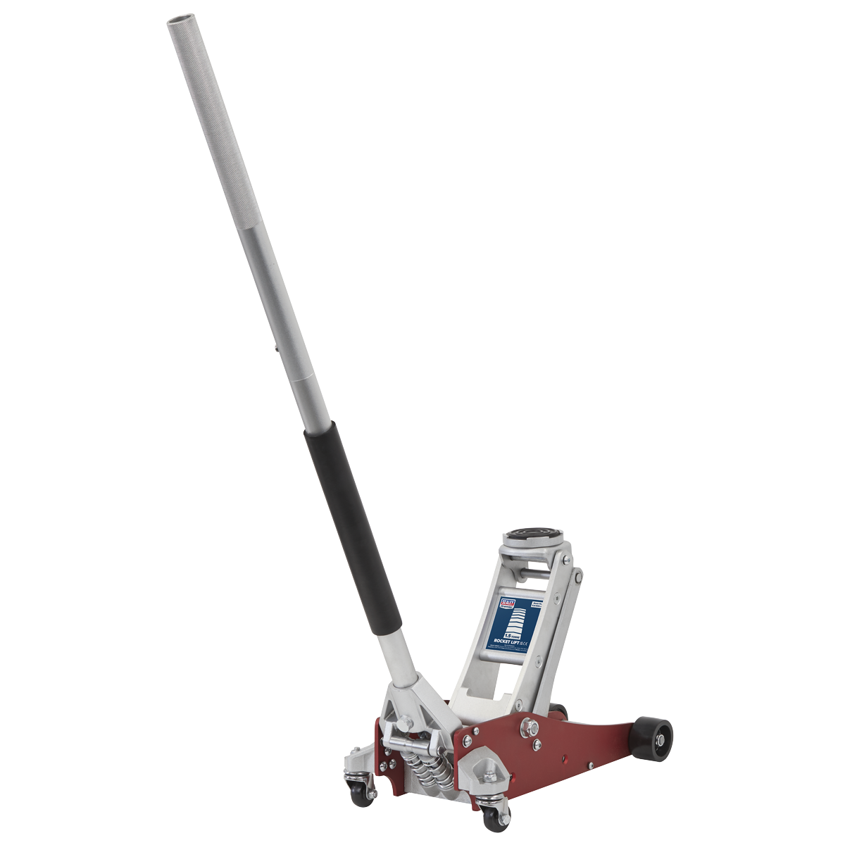 Sealey RJA1550 Premier Low Profile Aluminium Trolley Jack with Rocket Lift 1.5 Tonne - additional view 2
