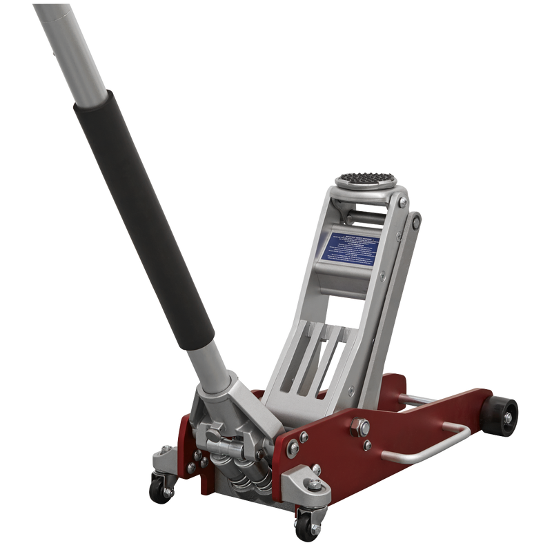Sealey RJA2500 Premier Low Profile Aluminium Trolley Jack with Rocket Lift 2.5 Tonne