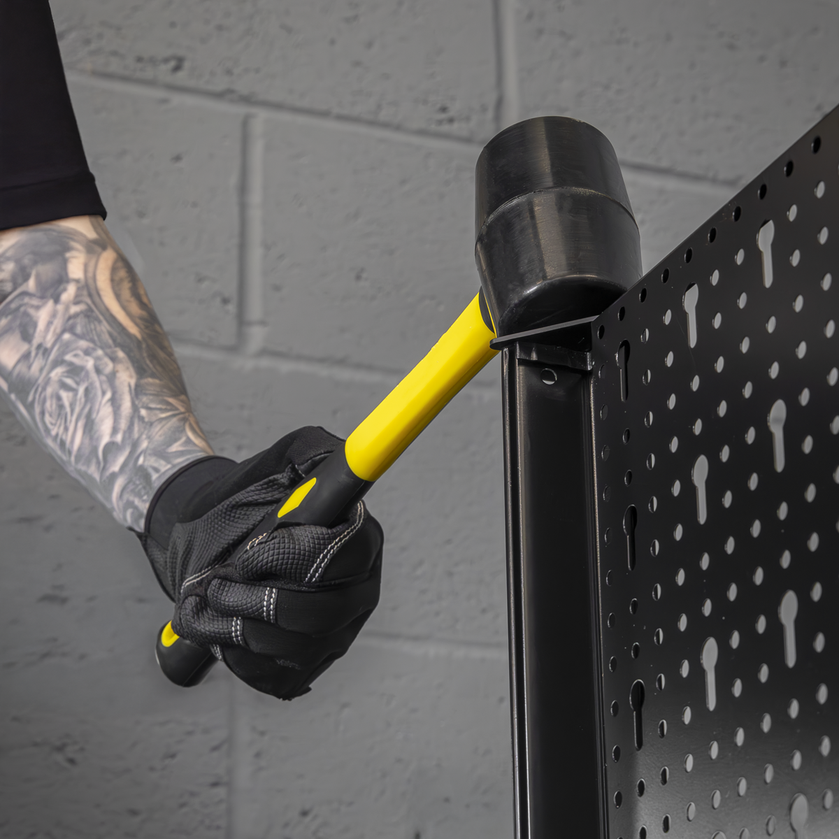 Sealey RMB100 Premier Rubber Mallet with Fibreglass Shaft 1lb - additional view 4