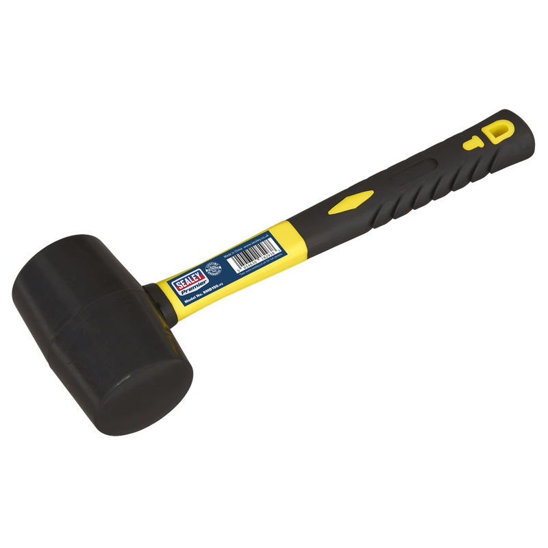 Sealey RMB150 Premier Rubber Mallet with Fibreglass Shaft 1.5lb