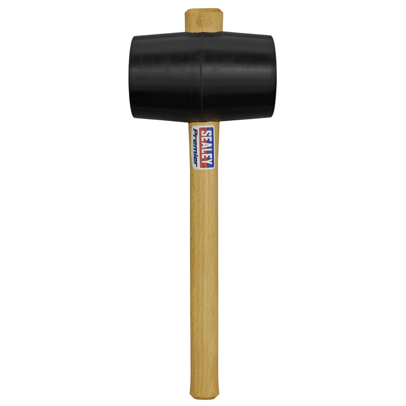 Sealey RMB250 Premier Rubber Mallet 2.5lb - Black - additional view 2