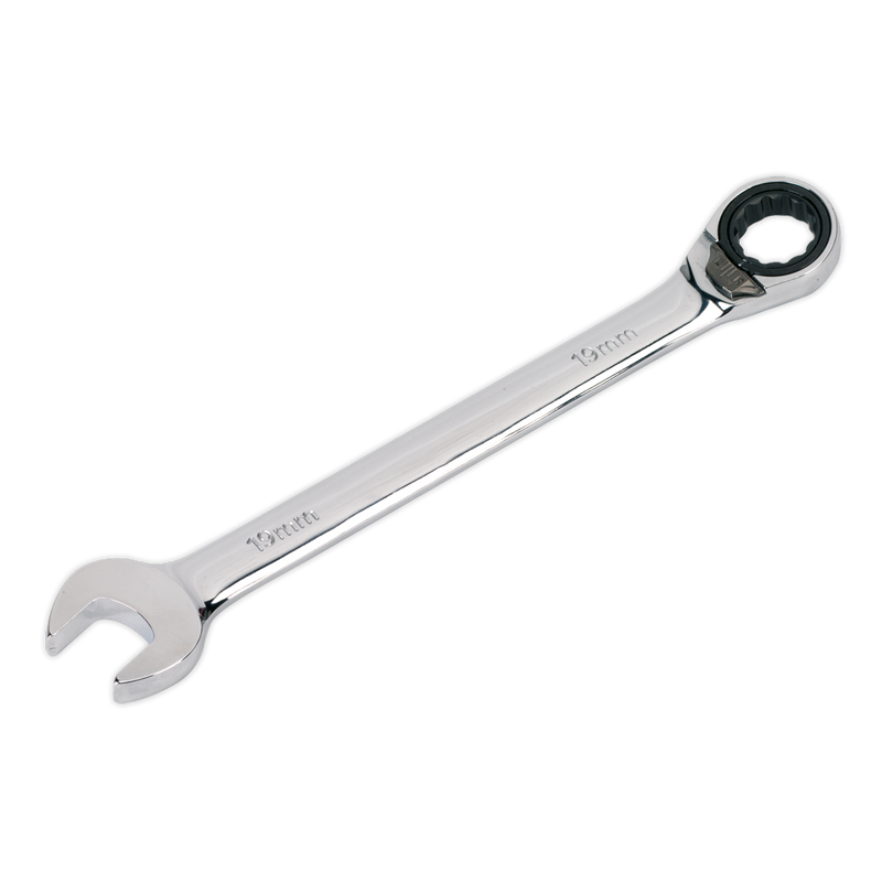 Sealey RRCW19 Premier Reversible Combination Ratchet Spanner 19mm