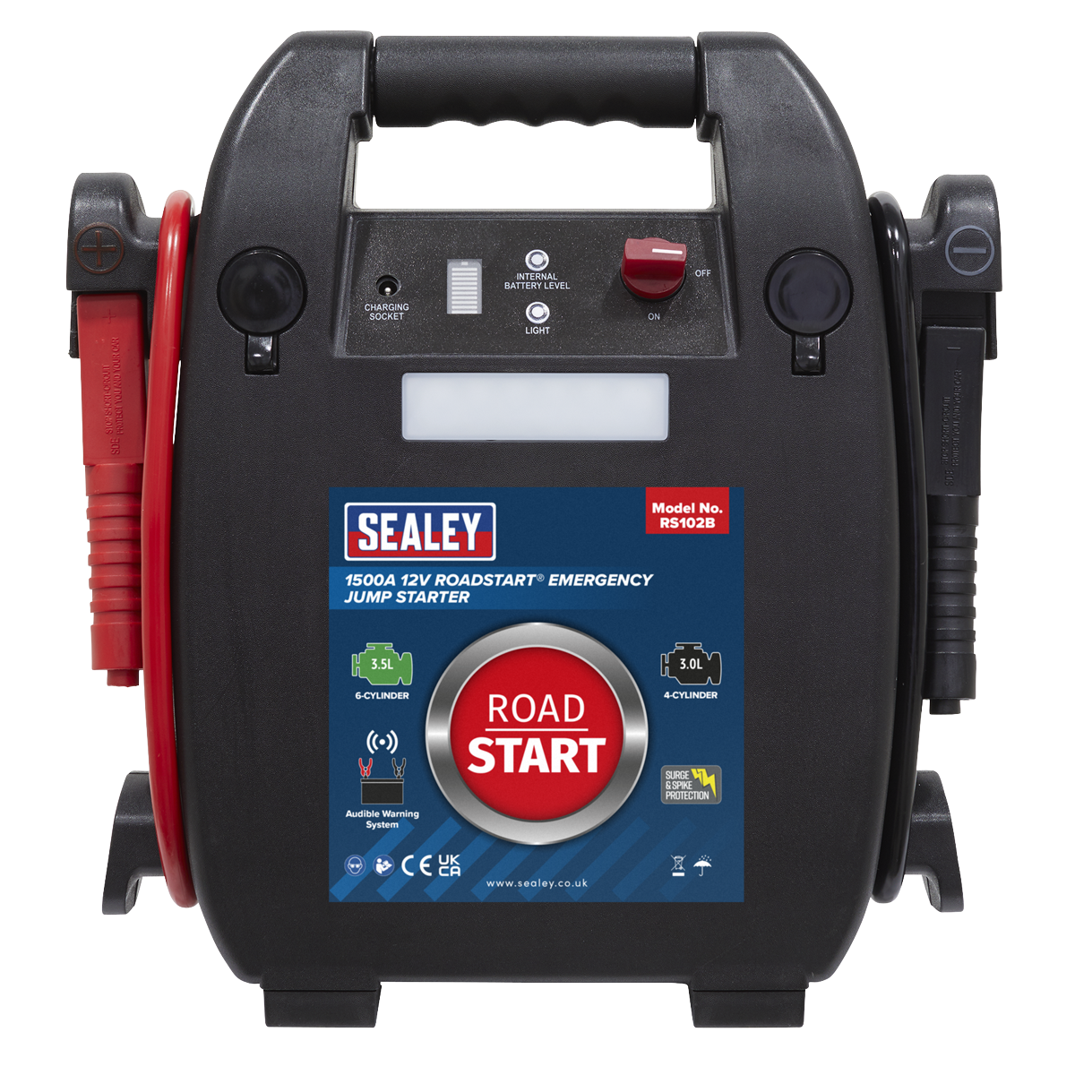 Sealey RS102B RoadStart® 12V Emergency 6-Cylinder Jump Starter 3.5L - additional view 3