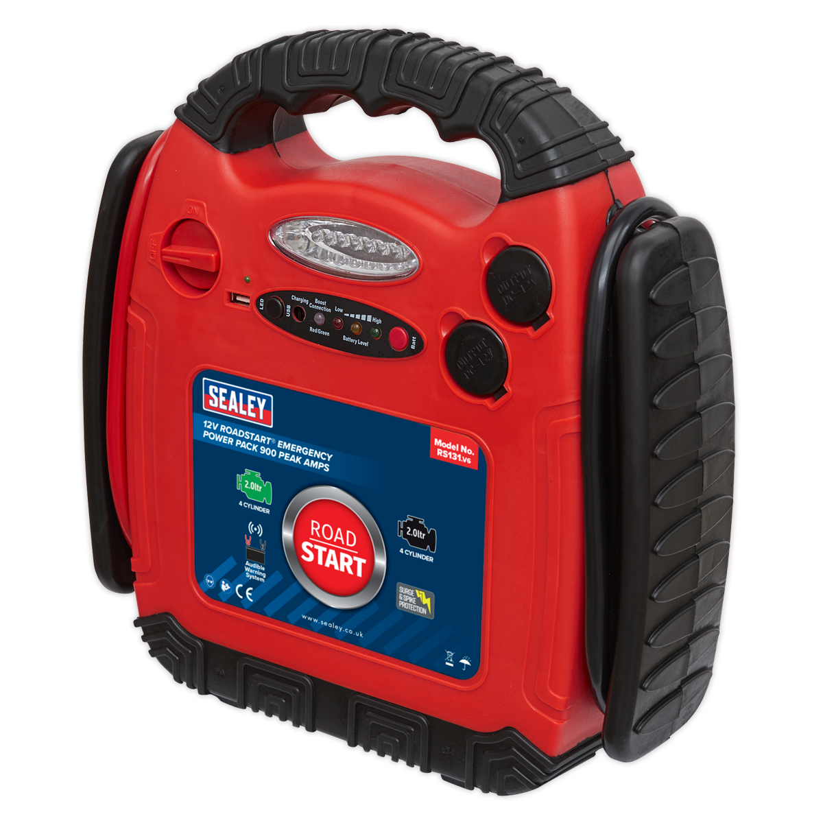 Sealey RS131 RoadStart® 12V Emergency Jump Starter 900 Peak Amps - additional view 7