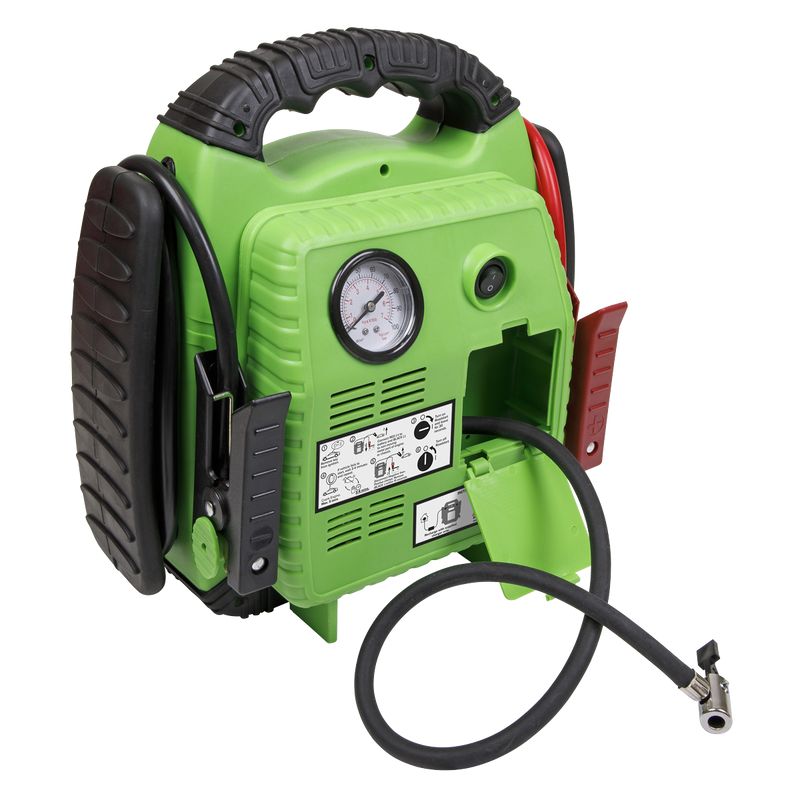 Sealey RS1322HV RoadStart® 12V Emergency Jump Starter with Air Compressor 900 Peak Amps - additional view 7